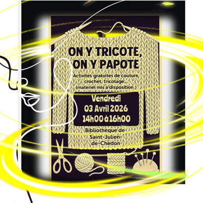 Onty tricote, on y papote