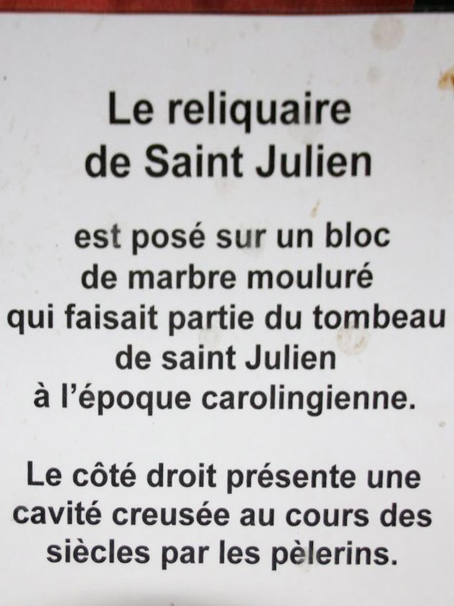 Relique Saint-Julien